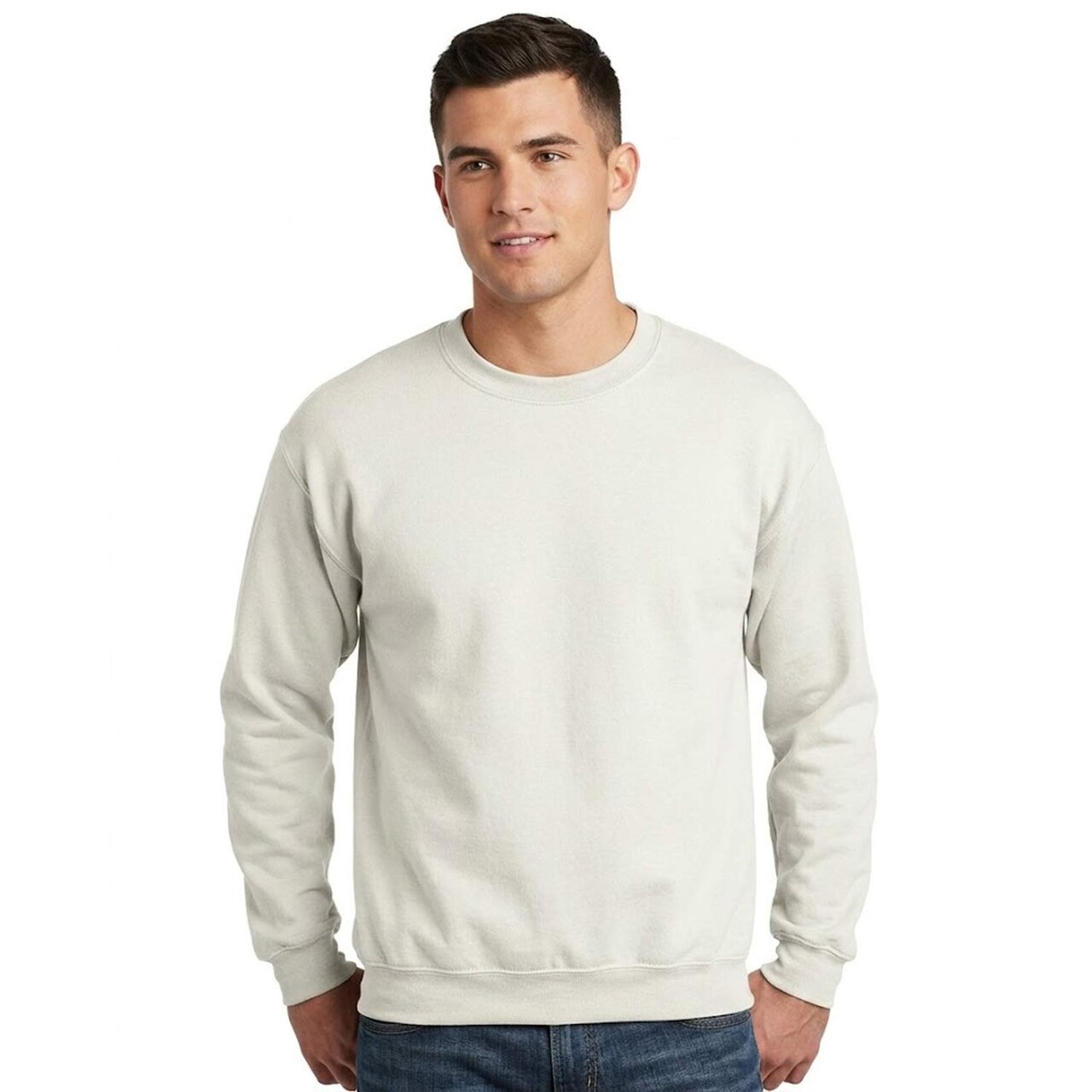 Gildan® Gildan Crewneck Long Sleeve Sweatshirt, Blank Heavy Blend Fleece Pullover